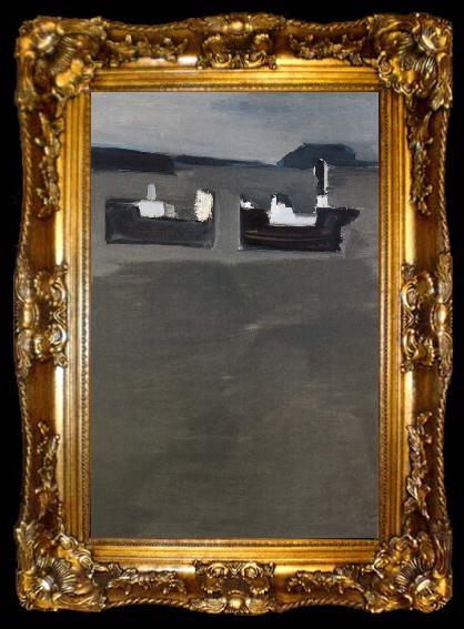 framed  Nicolas de Stael Pond, ta009-2